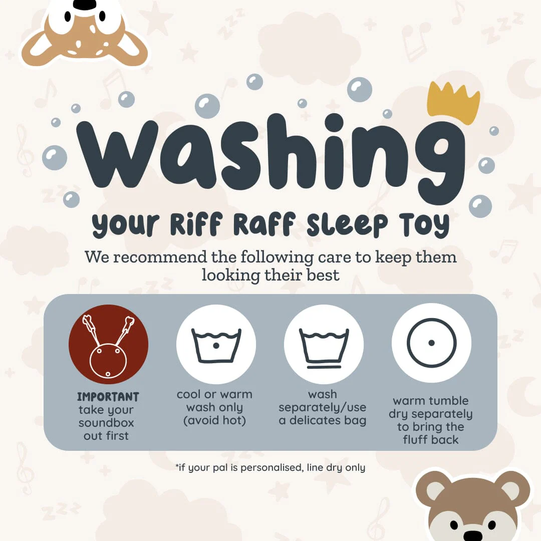 Wash Day Spare Plush - Banjo The Bear - Image 5
